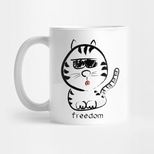 Freedom Cat Mug